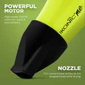 Ikonic Me Mini Speedy Hair Dryer - Black & Yellow (1 pc)
