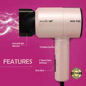 Ikonic Me Mini Vibe Hair Dryer - Black & Pearl Pink (1 pc)