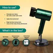 Ikonic Me Mini Vibe Hair Dryer - Black & Emerald (1 pc)
