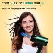 Ikonic Me Mini Vibe Hair Dryer - Black & Emerald (1 pc)
