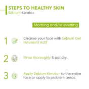 Bioderma Cleanse & Treat Duo with Sebium Gel Moussant Actif + Sebium Kerato Cream Combo