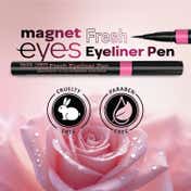 Faces Canada Magneteyes Fresh Eyeliner Pen - Black, All - Day Waterproof & Smudgeproof (1 ml)