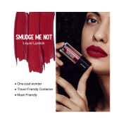 SUGAR Cosmetics Smudge Me Not Liquid Lipstick - 01 Brazen Raisin (4.5 ml)