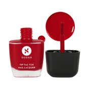 SUGAR Cosmetics Tip Tac Toe Nail Lacquer Classic - 25 Crimson Canopy (9 ml)