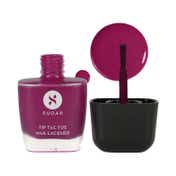 SUGAR Cosmetics Tip Tac Toe Nail Lacquer Classic - 27 Spicy Sangria (9 ml)