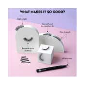 SUGAR Cosmetics Maximeyes Drama Magnetic Eyelashes & Eyeliner - 01 Genuine (2 pcs)