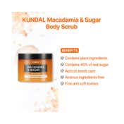 Kundal White Musk Macadamia & Sugar Body Scrub (550g)