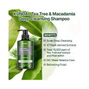 Kundal Tea Tree & Macadamia White Musk Deep Cleansing Shampoo (500ml)