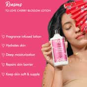 The Love Co. Japanese Cherry Blossom Body Wash + Body Lotion Combo (Pack of 2)