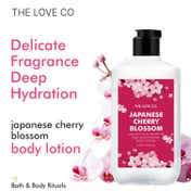 The Love Co. Japanese Cherry Blossom Body Wash + Body Lotion Combo (Pack of 2)
