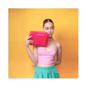 Colorbar Lips & Lashes Box Pouch - Neon Pink (2Pcs)