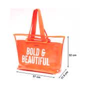 Colorbar The Bold & Beautiful Tote - Neon Orange