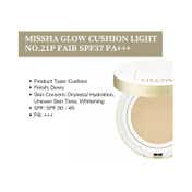 Missha Glow Cushion Light SPF 37 PA+++ - 21P Fair (13 g)