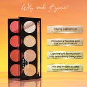 Insight Cosmetics Blush & Highlight Palette - Multi-Color (27 g)