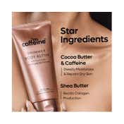 Mcaffeine Shimmer Body Butter With Cocoa Butter With Cocoa Butter, Caffeine And Shea Butter
