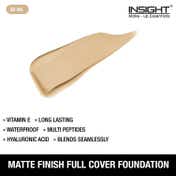 Insight Cosmetics Matte Finish Full Cover Foundation - LN08 (30 ml)