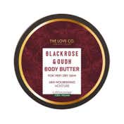 The Love Co. Black Rose & Oud Body Butter 48 Hour Intense Hydrating Shea Body Butter (200 g)