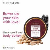 The Love Co. Black Rose & Oud Body Butter 48 Hour Intense Hydrating Shea Body Butter (200 g)