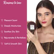 The Love Co. Black Rose & Oud Body Butter 48 Hour Intense Hydrating Shea Body Butter (200 g)