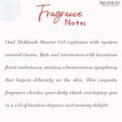 THE LOVE CO. Oud Mukhaab Bath and Shower Gel (250ml)