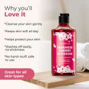 THE LOVE CO. Japanese Cherry Blossom Shower Gel (250ml)