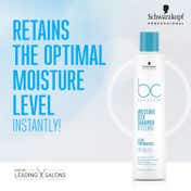 Schwarzkopf Professional Bonacure Moisture Kick Shampoo & Oil Ultime Barbary Finishing Oil Combo