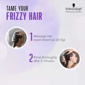 Schwarzkopf Professional Bonacure Frizz Away Shampoo+Conditioner+Ultime Argan Finishing Oil Combo