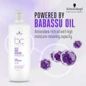 Schwarzkopf Professional Bonacure Frizz Away Shampoo With Babassu Oil (1000ml)