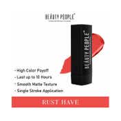 Beauty People Pure Matte Lipstick - 108 Rust Have (3.8 g)