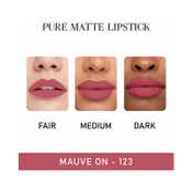 Beauty People Pure Matte Lipstick - 123 Mauve On (3.8 g)
