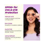 Plix Jamun Mattifying Lightweight Sunscreen With SPF 50+ PA+++ (50g)