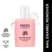 Faces Canada Nail Enamel Remover Soft & Hydrated Cuticles Gentle Nail Polish Remover (90 ml)