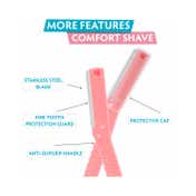 VI-JOHN Feather Touch Multipurpose Women Razors - Features