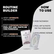 House of Beauty Frownie Patches For Forehead Lines & Skin Tightening W-T Peptides (2 Pcs)