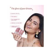Gush Beauty Glaze Lip Oil Gloss High Shine & Hydrating Lip Gloss - Honey Drip (2.8 ml)
