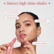 Gush Beauty Glaze Lip Oil Gloss High Shine & Hydrating Lip Gloss - Sheer Sparkle (2.8 ml)