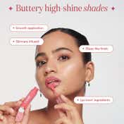 Gush Beauty Glaze Lip Oil Gloss High Shine & Hydrating Lip Gloss - Wine O'Clock (2.8 ml)