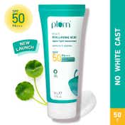 Plum Cica & Hyaluronic Acid Aqua-Light Sunscreen SPF 50 (50g)