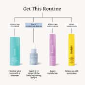 Foxtale Keep Calm Daily Hydrating Serum With Hyaluronic Acid, Aquaporin Boosters (30ml)