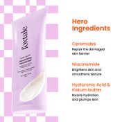 Foxtale Nourishing Ceramide Moisturiser Repairs Skin Barrier Brightens Skin (50 ml)