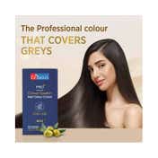 Dr Batras Pro+ Colour Nourish Hair Colour Cream for Rich Hair Color, Enriched with Amla-Black (120g)
