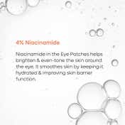mCaffeine Kombucha & Niacinamide 4% Under Eye Patches - (30 Pcs)