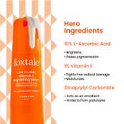 Foxtale Vitamin C Serum 15% L-Ascorbic Acid And 1% Vitamin E Brightening Serum (30ml)