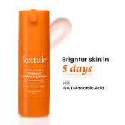Foxtale Vitamin C Serum 15% L-Ascorbic Acid And 1% Vitamin E Brightening Serum (30ml)