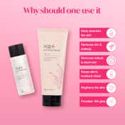 The Face Shop Rice Water Bright Double Cleansing Kit with Face Wash & Cleansing Oil - (2 Pcs)