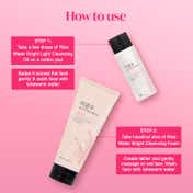 The Face Shop Rice Water Bright Double Cleansing Kit with Face Wash & Cleansing Oil - (2 Pcs)