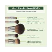 Ecotools Start The Day Beautifully Makeup Brush Kit - Beige (5 pcs)