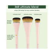 Ecotools 360 Ultimate Blending Makeup Brush Kit - Pink (3 pcs)