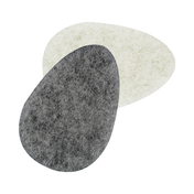 Ecotools Charcoal & Rose Facial Sponges Set - White & Grey (2 pcs)