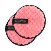 Bronson Professional Reusable Makeup Remover Cleansing Pads - Pink (2 Pcs)